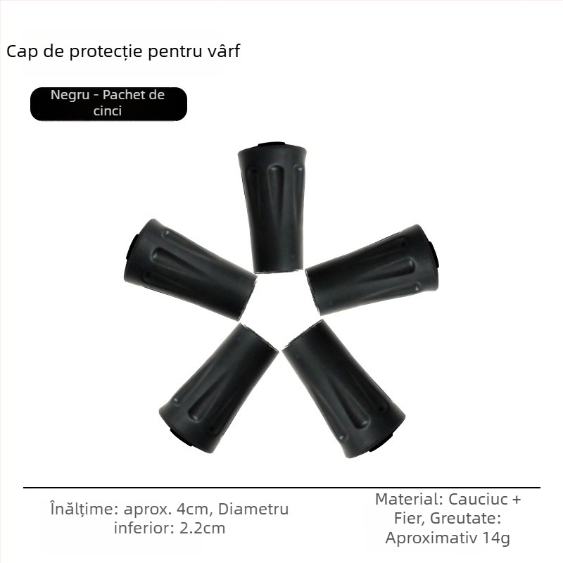 Băț de drumeție telescopic pentru drumeții montane – aliaj de aluminiu, design telescopic, potrivit pentru adulți