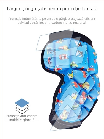 Protecții de șold EVA Ice Amber pentru copii – patinaj cu role, Specificația A