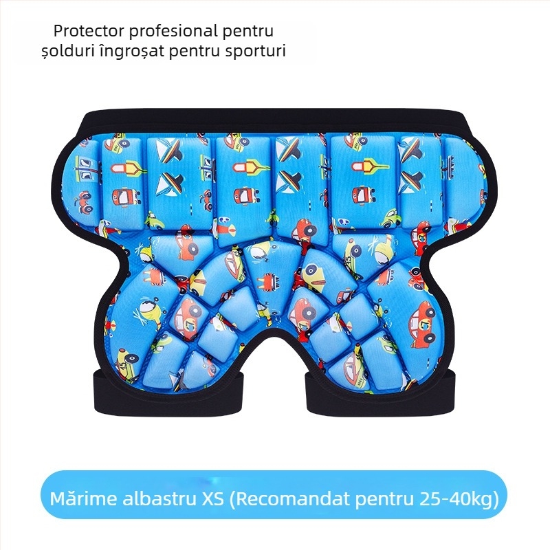 Protecții de șold EVA Ice Amber pentru copii – patinaj cu role, Specificația A