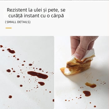 Pătură de masă PU – stil clasic chinezesc pentru hotel, formă dreptunghiulară, model solid