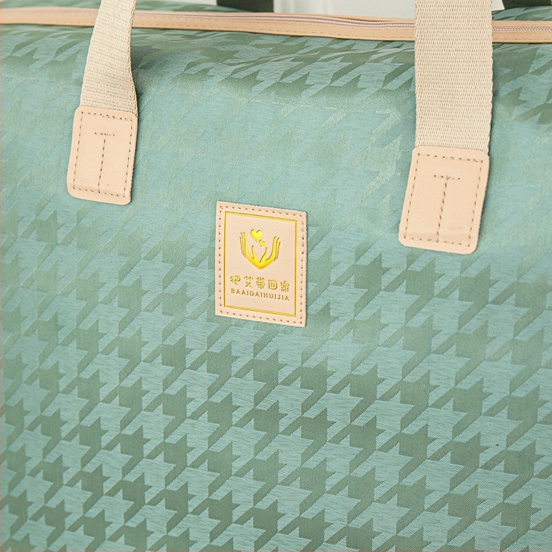 Sac de depozitare pentru lenjerie din Oxford, cu fermoar, bază solidă, toleranță ±1 cm