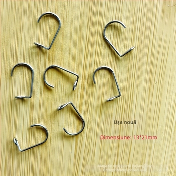 Cârlig de perdea din oțel inoxidabil, stil modern minimalist, modelul A142.