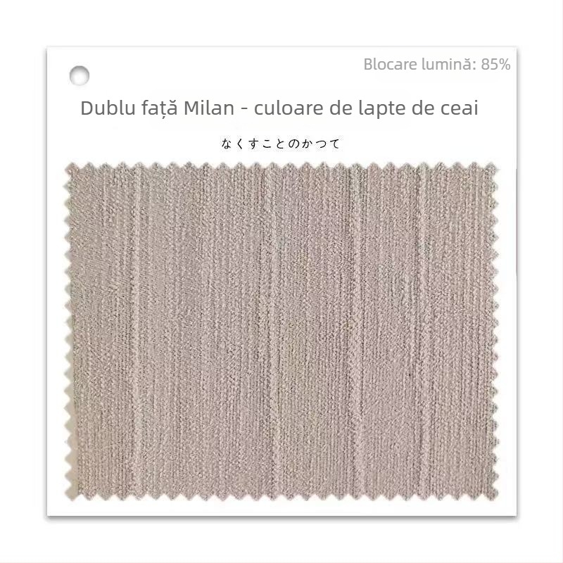 Draperii pentru ferestre din Chenille Jacquard, textură dublu reliefată pe ambele fețe cu dungi curbe, stil Bauhaus, umbrire înaltă 71–90%