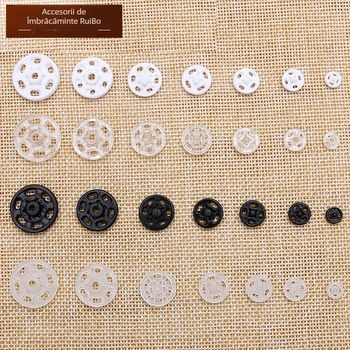 Hongxin buton ascuns din plastic pentru haine și lenjerie