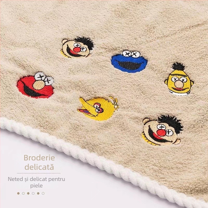 Prosop de baie cu design purtabil, brocart poliester, 200–300 g, fibră 150D, finisaj tivire