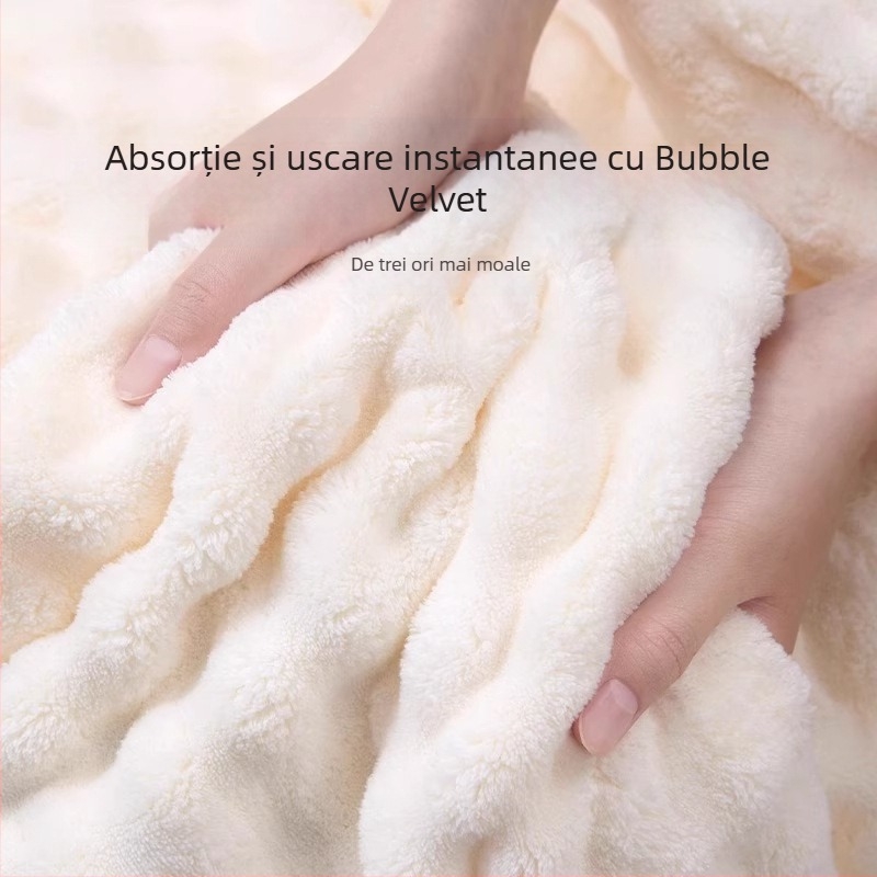 Prosop de baie din microfibră, îngroșat, 300–400 g/m², broderie personalizabilă, finisaje jacquard și velur, 40 fibre