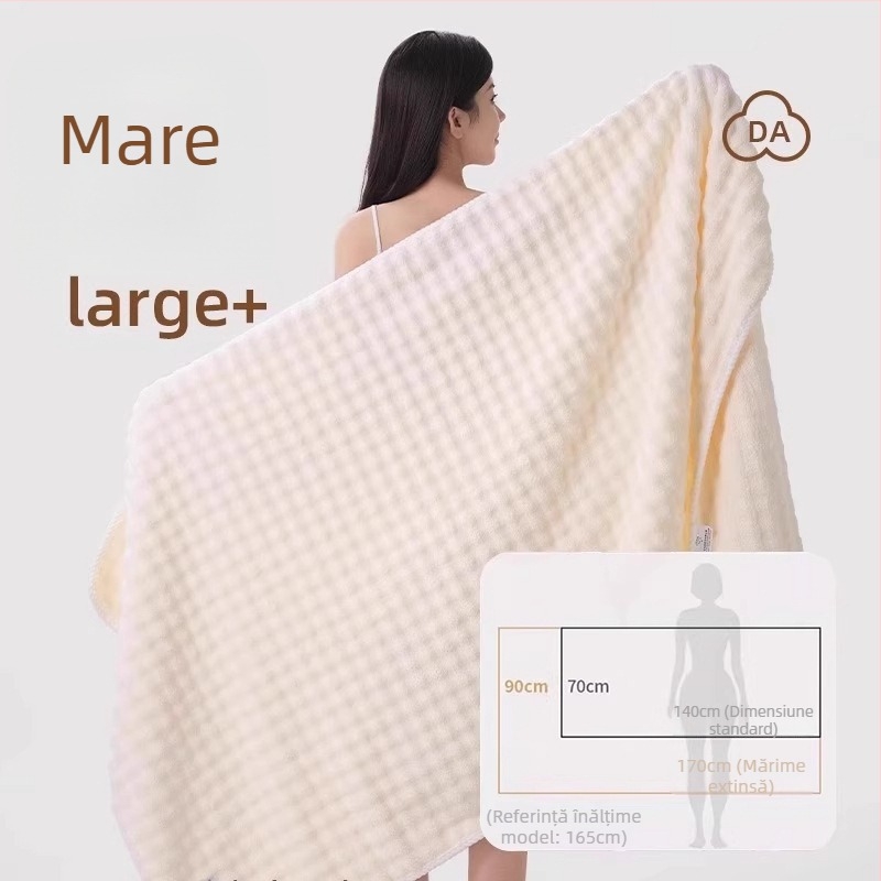 Prosop de baie din microfibră, îngroșat, 300–400 g/m², broderie personalizabilă, finisaje jacquard și velur, 40 fibre