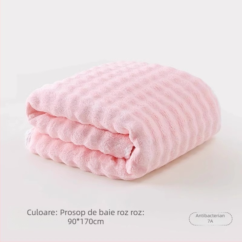 Prosop de baie din microfibră, îngroșat, 300–400 g/m², broderie personalizabilă, finisaje jacquard și velur, 40 fibre