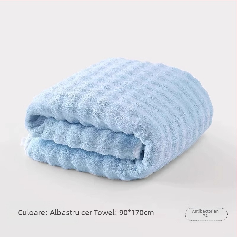 Prosop de baie din microfibră, îngroșat, 300–400 g/m², broderie personalizabilă, finisaje jacquard și velur, 40 fibre
