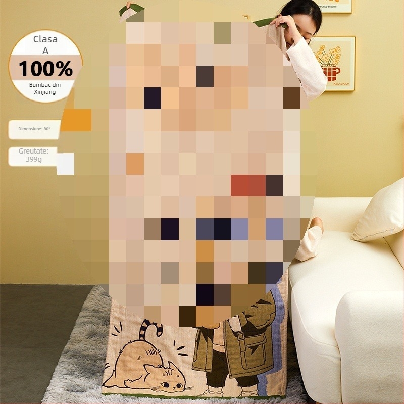 Prosop de baie din tifon, ingredient principal: in, 70 g, material: floare de mătase