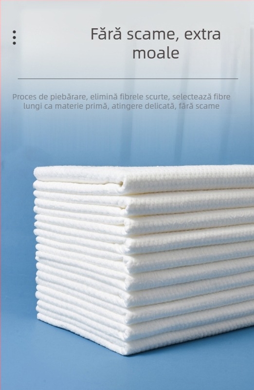 Prosop de baie de unică folosință, grosime extra, amestec bumbac-kapok (Kapok 50%), absorbție 0–5 s, procesare personalizabilă, pentru călătorii de afaceri și hoteluri/cazări