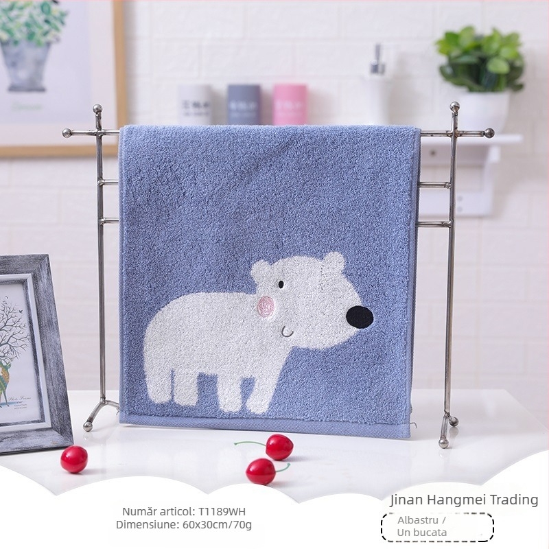 Prosop de față Gold Jacquard din bumbac, 21s fir, 70 g