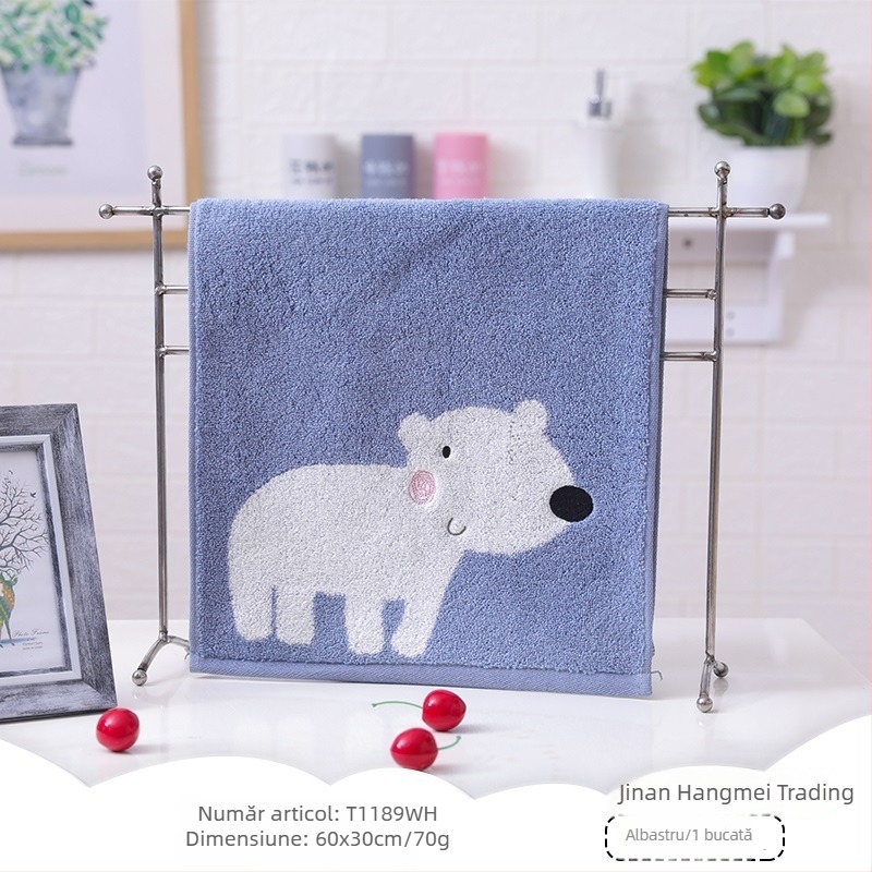 Prosop de față Gold Jacquard din bumbac, 21s fir, 70 g