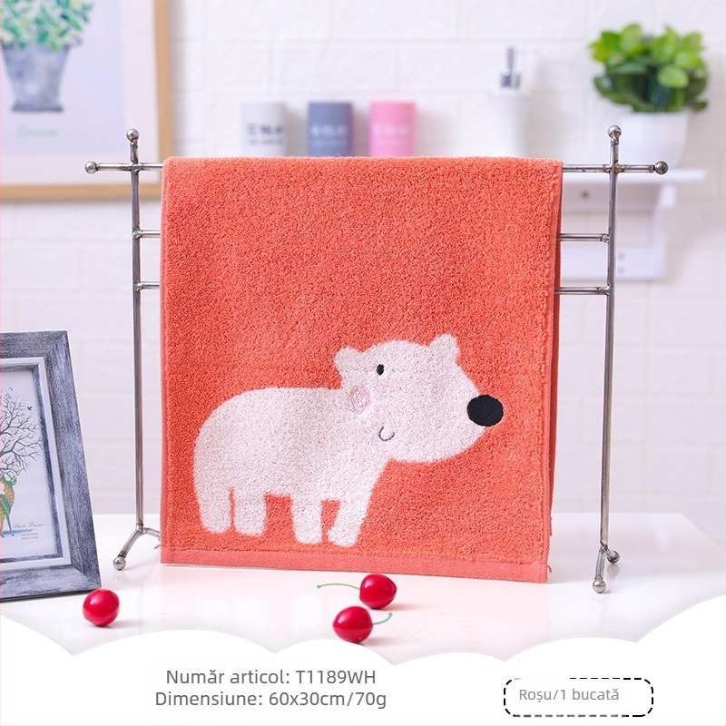 Prosop de față Gold Jacquard din bumbac, 21s fir, 70 g