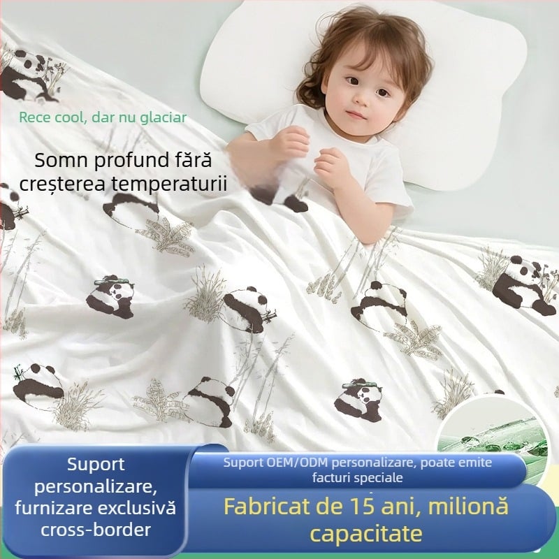 Cuvertură pentru bebeluși — fibre de poliester, pentru nou-născuți și copii mici, vară, minimalist