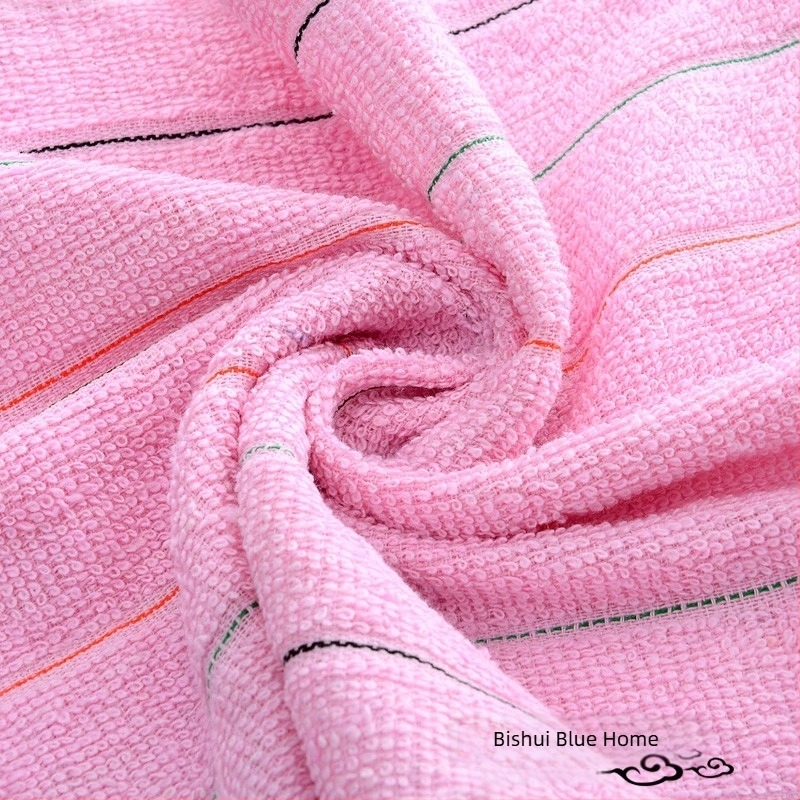 Set 50 prosoape de unică folosință cu dungi simple, poliester-bumbac, fir 100d, tufted, sub 50 g, pentru baie, hotel/saună, masaj picioare, bucătărie