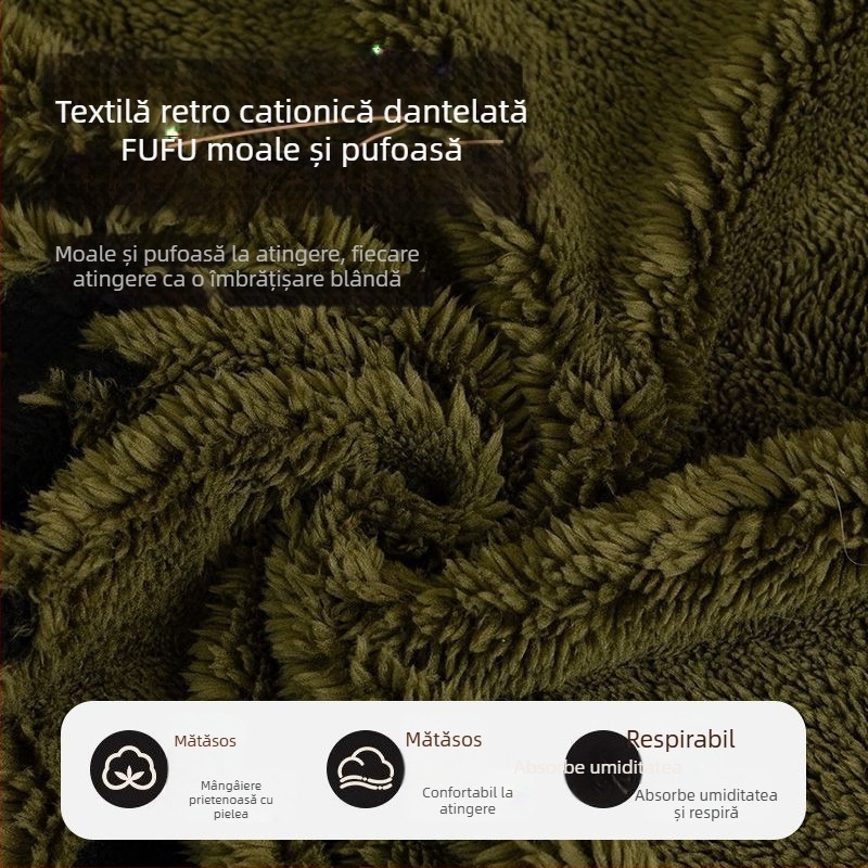 Husă pentru canapea din pluș, cu model pied-de-poule - într-o singură bucată, potrivire universală, stil minimalist