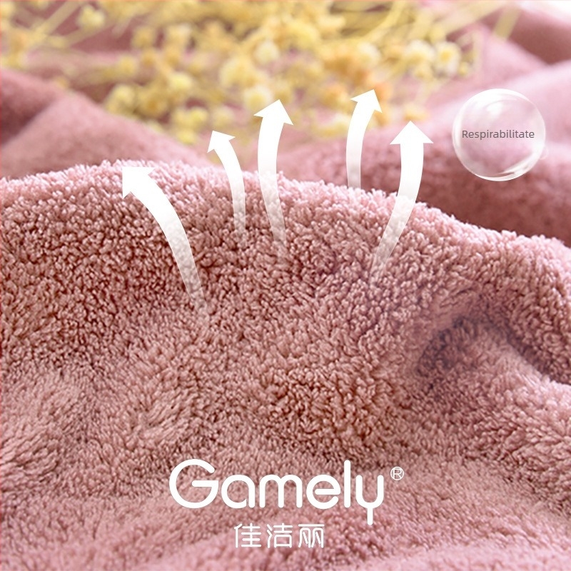 Halat de baie din catifea corală pentru femei, poliester, 400 g, iarnă