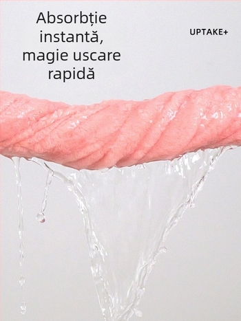 Halat de baie cu glugă pentru copii, design cartoon, catifea coral, absorbant, pentru sugari și copii mici (1–3 ani)