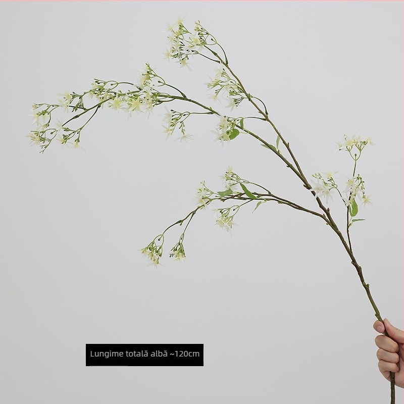 Flori artificiale pentru decorul casei — brand Moge, ramură lungă cu clemă, ramură atârnătoare, plastic