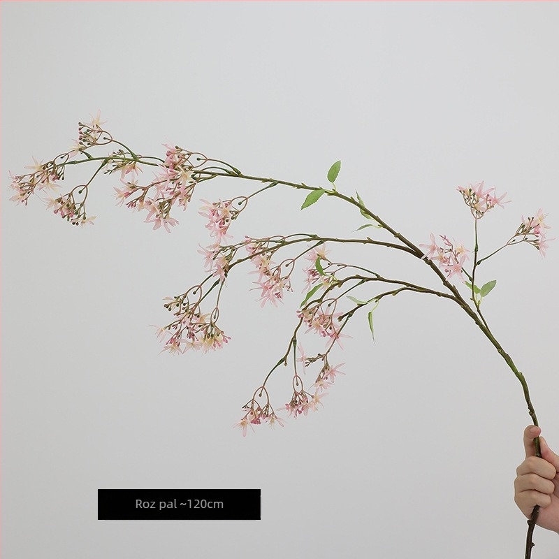 Flori artificiale pentru decorul casei — brand Moge, ramură lungă cu clemă, ramură atârnătoare, plastic