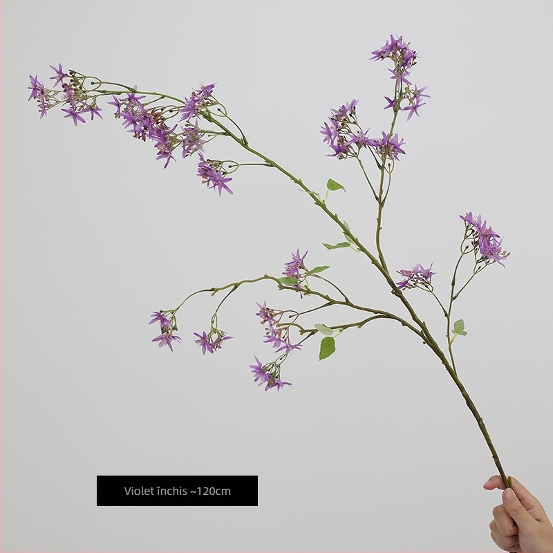 Flori artificiale pentru decorul casei — brand Moge, ramură lungă cu clemă, ramură atârnătoare, plastic