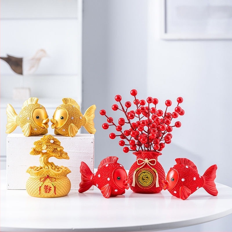 Ornament decorativ în stil european, motiv pește, din rășină, turnare prin injecție, pentru sufragerie și mobilier