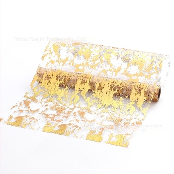 Runner de masă din poliester 100%, stil lux ușor, personalizare disponibilă