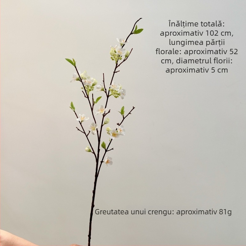 Floare artificială de mar din mătase – piesă decorativă pentru sufragerie, comodă TV și masă de dining; Execuție: stilizare, relief, efect osos; Varietate: 3283093; Utilizări: nuntă, decor de casă, recuzită pentru fotografie