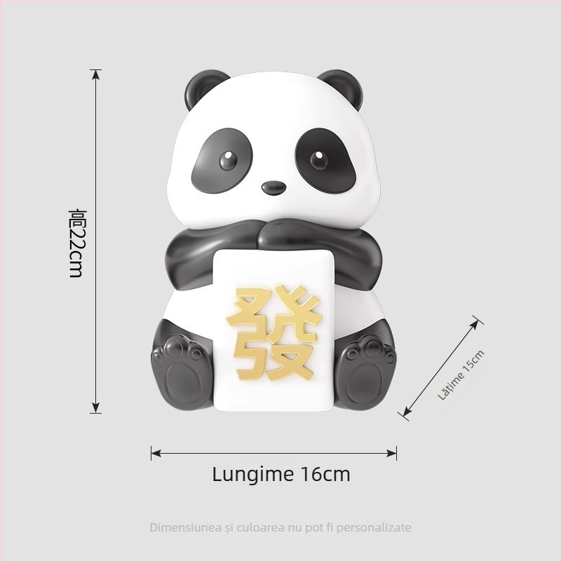 Panda suport de vin și set de dulap pentru living: rășină sintetică, stil modern minimalist, realizare manuală, fără procesare sau personalizare