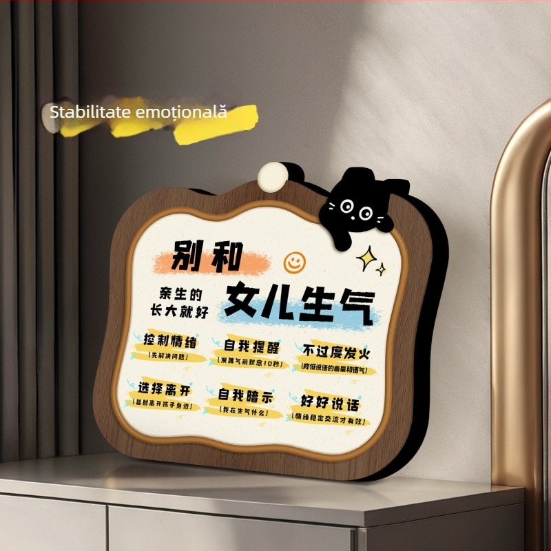 Tablou decorativ cu caligrafie pentru dormitor, stil chinez nou, fără personalizare — cadou pentru cuplu, coleg sau persoană în vârstă