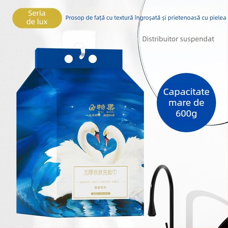 Prosop de curățare facial, din bumbac 100%, 600 g, model perlă, îngroșat, pentru mamă și copil, proces de imprimare