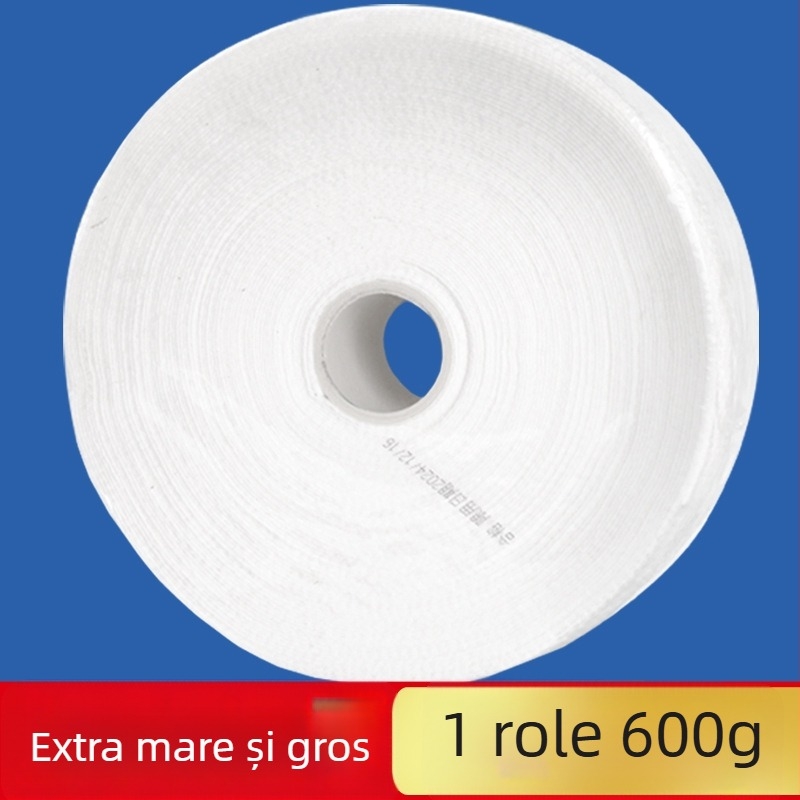 Rosman prosoape de față de unică folosință, îngroșate, dual-use pentru uscat și ud, din bumbac