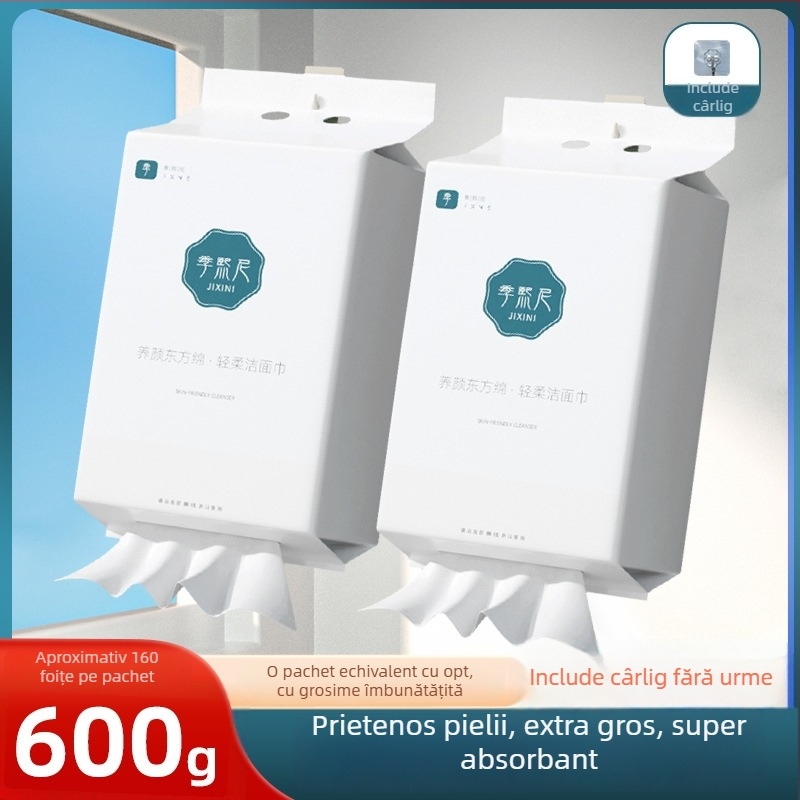 Prosop de față cu montare pe perete, din fibră de viscose, 600 g, de mari dimensiuni, îngroșat