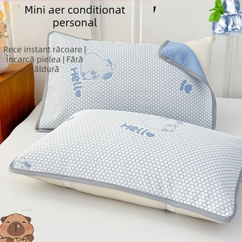 Set fețe de pernă răcoroase pentru vară, în stil bandaj, pentru perne simple sau duble, spalabile