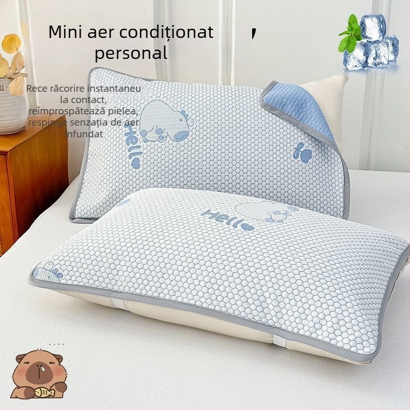 Set fețe de pernă răcoroase pentru vară, în stil bandaj, pentru perne simple sau duble, spalabile