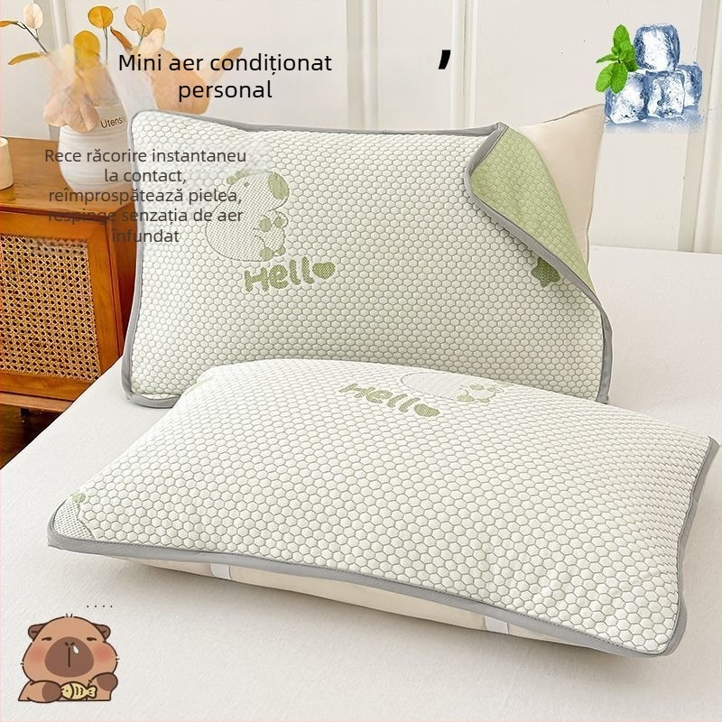 Set fețe de pernă răcoroase pentru vară, în stil bandaj, pentru perne simple sau duble, spalabile