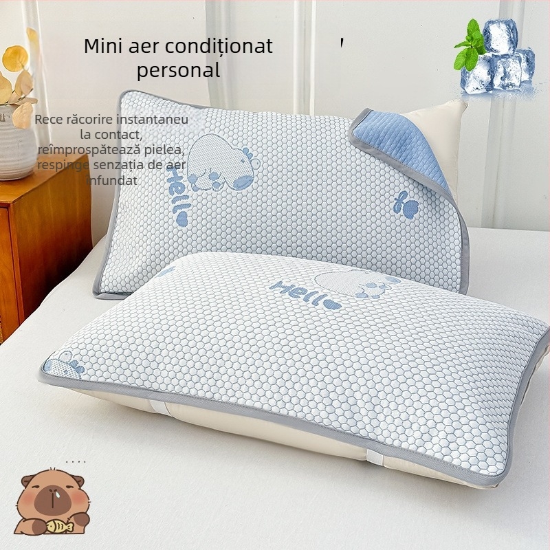 Set fețe de pernă răcoroase pentru vară, în stil bandaj, pentru perne simple sau duble, spalabile