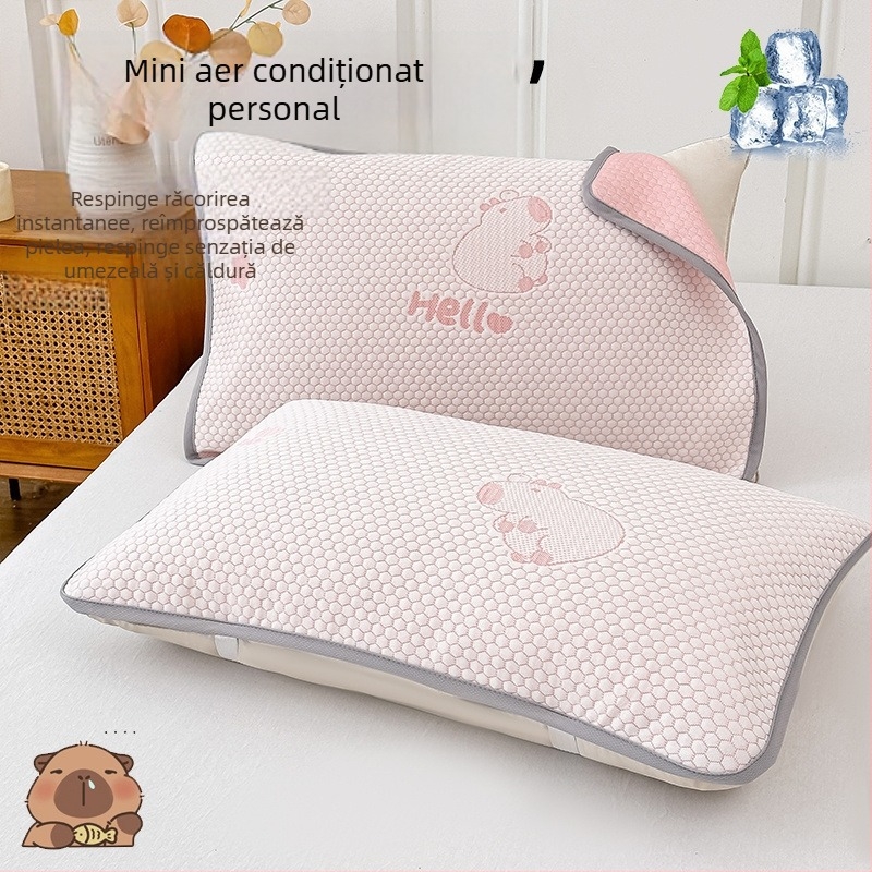 Set fețe de pernă răcoroase pentru vară, în stil bandaj, pentru perne simple sau duble, spalabile