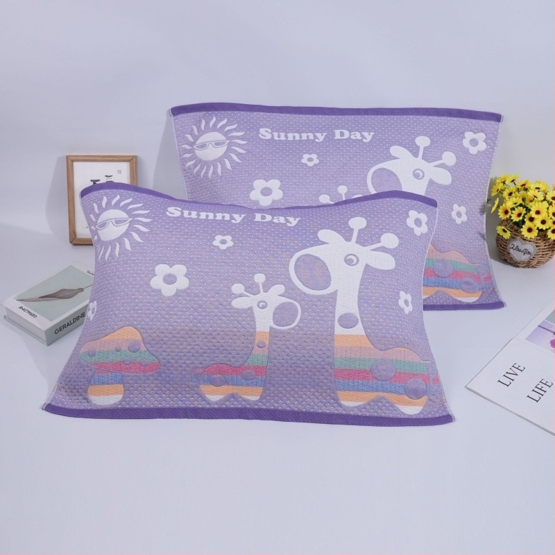 Husă de pernă cu girafă pentru căminul studențesc, universală pentru toate anotimpurile, absorbantă la transpirație și rezistentă la murdărie, anti-piling, personalizabilă
