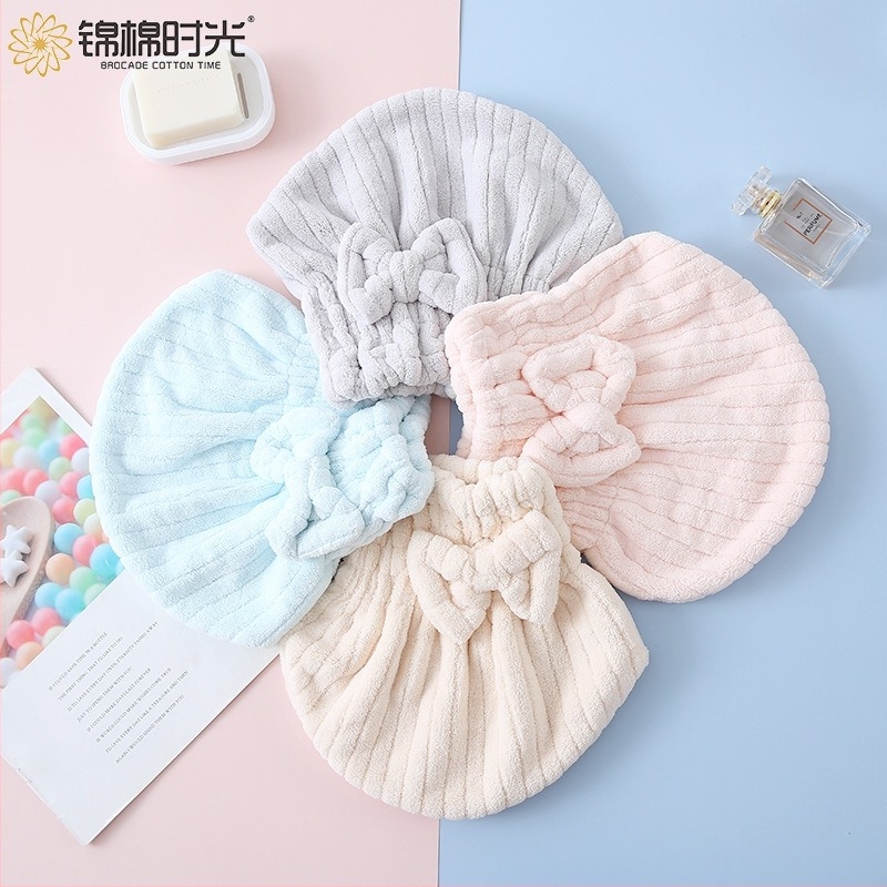 Bonetă pentru uscat părul din fleece coral, 150D fir, 30–49 g, cusătură