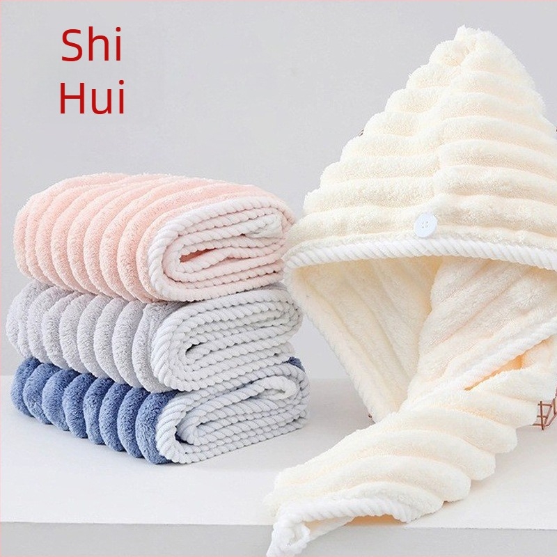 Șapcă pentru uscare păr, microfibră, fir 150D, cusătură la margine, greutate 80–99 g