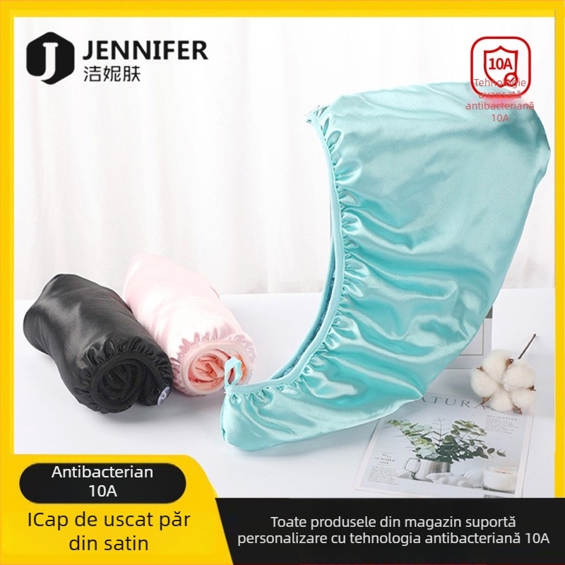 Bonetă de uscare a părului, velur coral, dublu strat, 32S fir, greutate 100-119 g, Personalizabilă