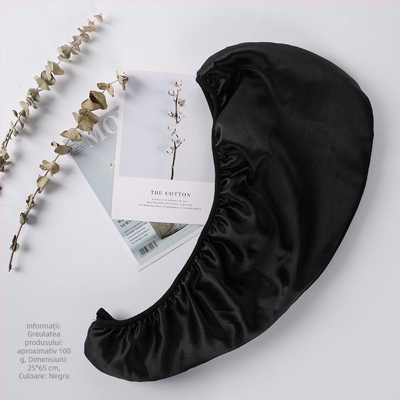 Bonetă de uscare a părului, velur coral, dublu strat, 32S fir, greutate 100-119 g, Personalizabilă