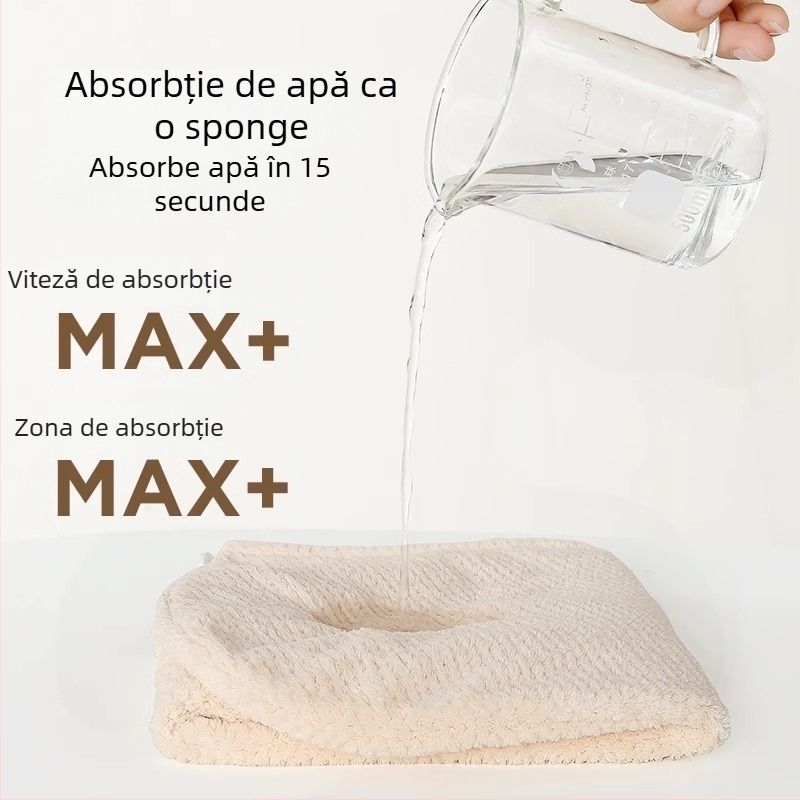 Shu Peng Șapcă uscată pentru păr, velur, 150D, țesătură plată cu șase fire, greutate 140–169 g