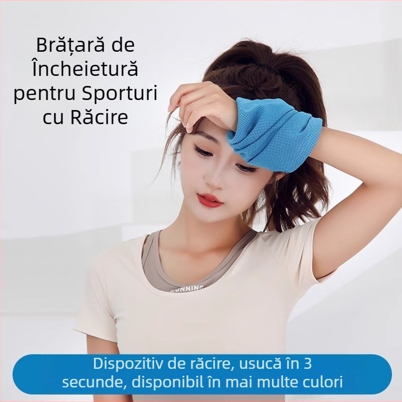 Prosop pentru încheietură - Cupro fibre, uscare rapidă, răcire și absorbție a transpirației, greutate 0.2