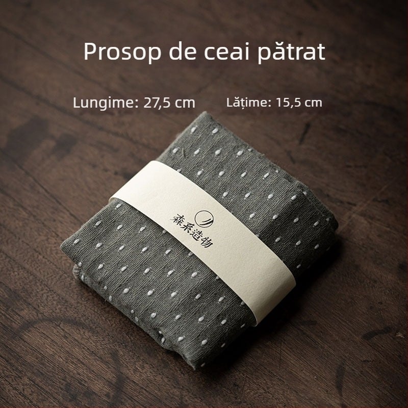 Prosop de ceai din bumbac-lin, absorbant, stil chinezesc nou; lansare primăvara 2013; ambalaj inclus; greutate 0,1 kg