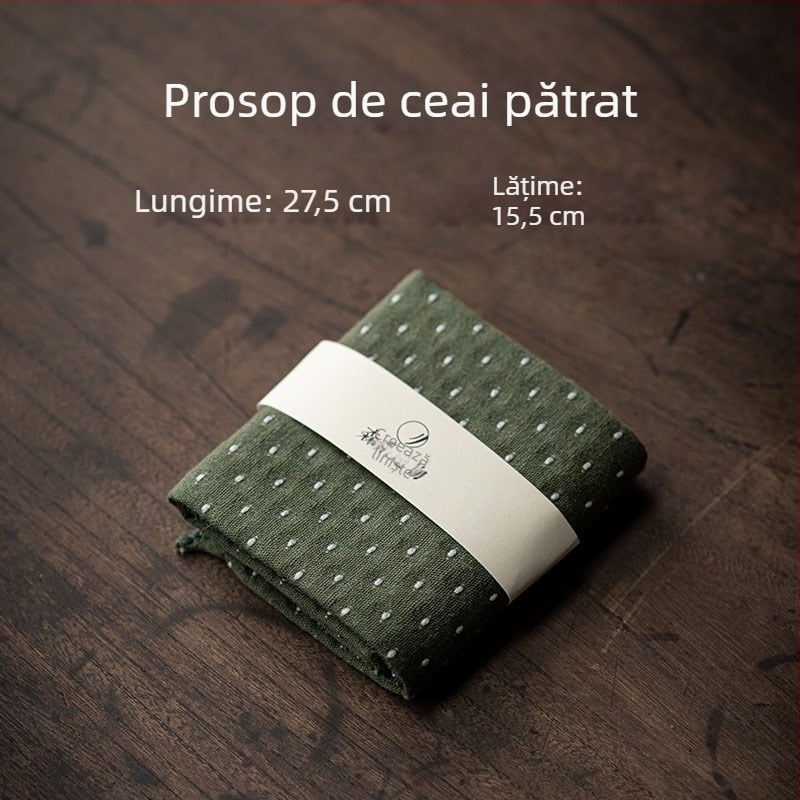 Prosop de ceai din bumbac-lin, absorbant, stil chinezesc nou; lansare primăvara 2013; ambalaj inclus; greutate 0,1 kg