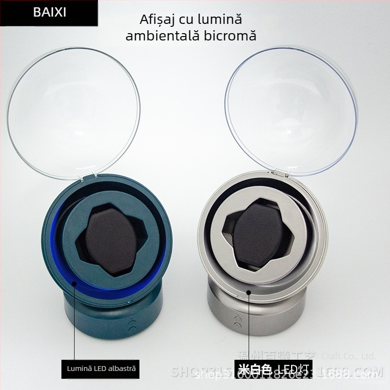 Baixi Rotator pentru ceasuri cu o singură capăt – pentru un ceas mecanic, cutie mică de depozitare pentru ceasuri automate