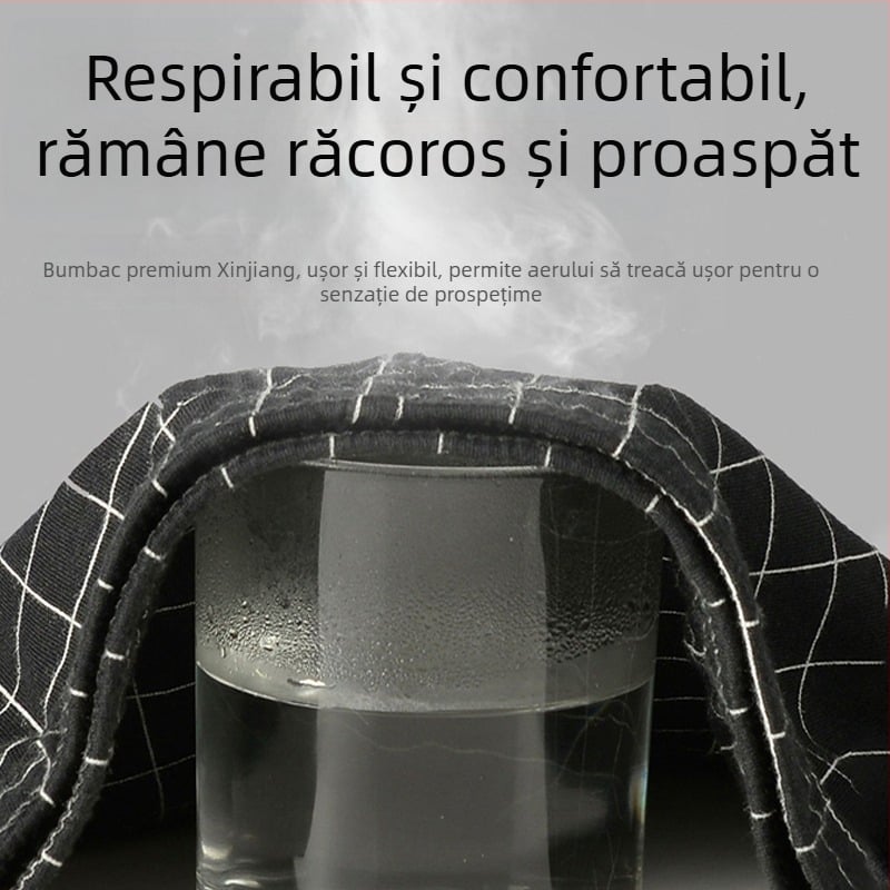 Boxeri pentru bărbați Arlo din 100% bumbac, largi, respirabili, confortabili pentru adolescenți și băieți, pentru toate anotimpurile.